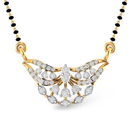 Buy Gold Diamond Mangalsutra Online