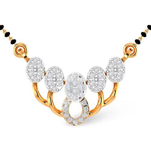 Buy Gold Diamond Mangalsutra Online