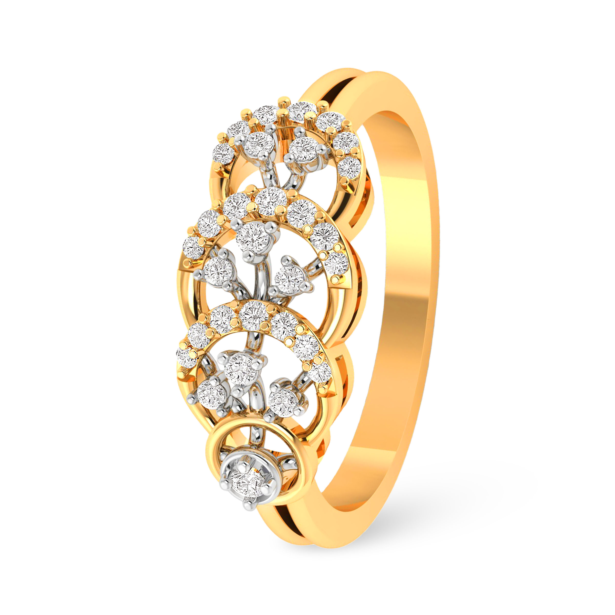 Discover Layout Floret Diamond Ring Online at Best Price